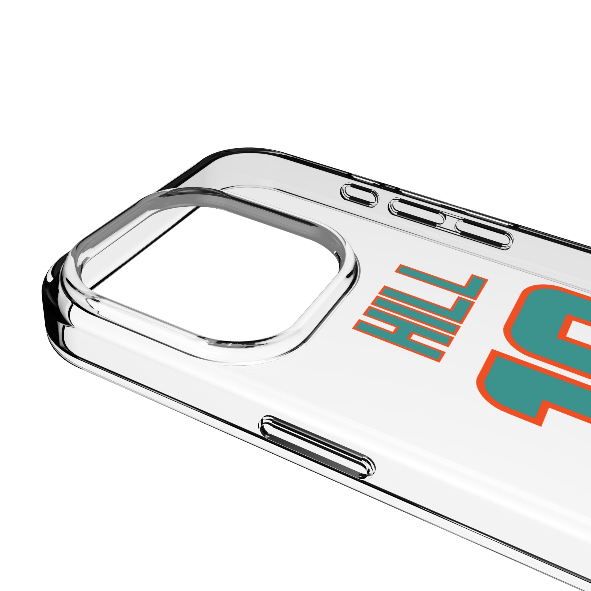 Tyreek Hill Miami Dolphins 10 Game Tactic Clear Phone Case for Apple iPhone - Sports Gifts, Sports Memorabilia, Sports Collectibles, Fan Shop