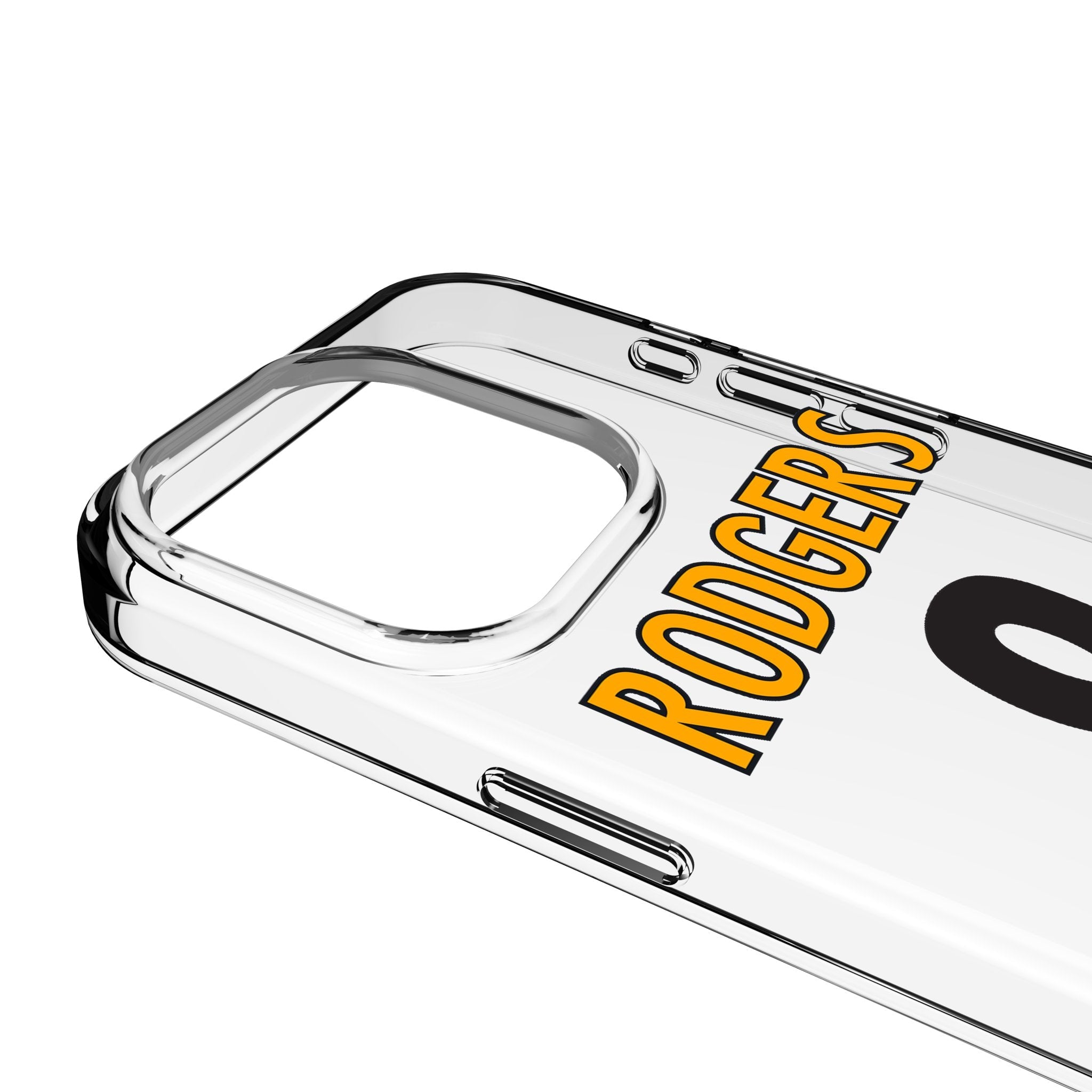 Aaron Rodgers Pittsburgh Steelers 8 Game Tactic Clear Phone Case for Apple iPhone - Sports Gifts, Sports Memorabilia, Sports Collectibles, Fan Shop
