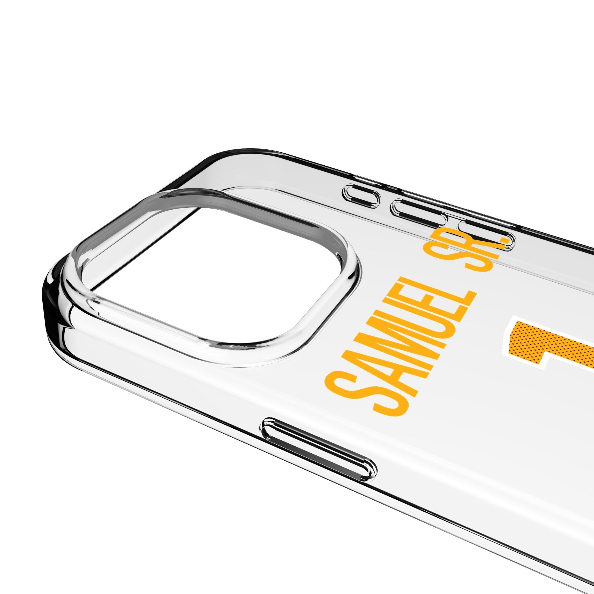 Deebo Samuel Sr. Washington Commanders 1 Game Tactic Clear Phone Case for Apple iPhone - Sports Gifts, Sports Memorabilia, Sports Collectibles, Fan Shop