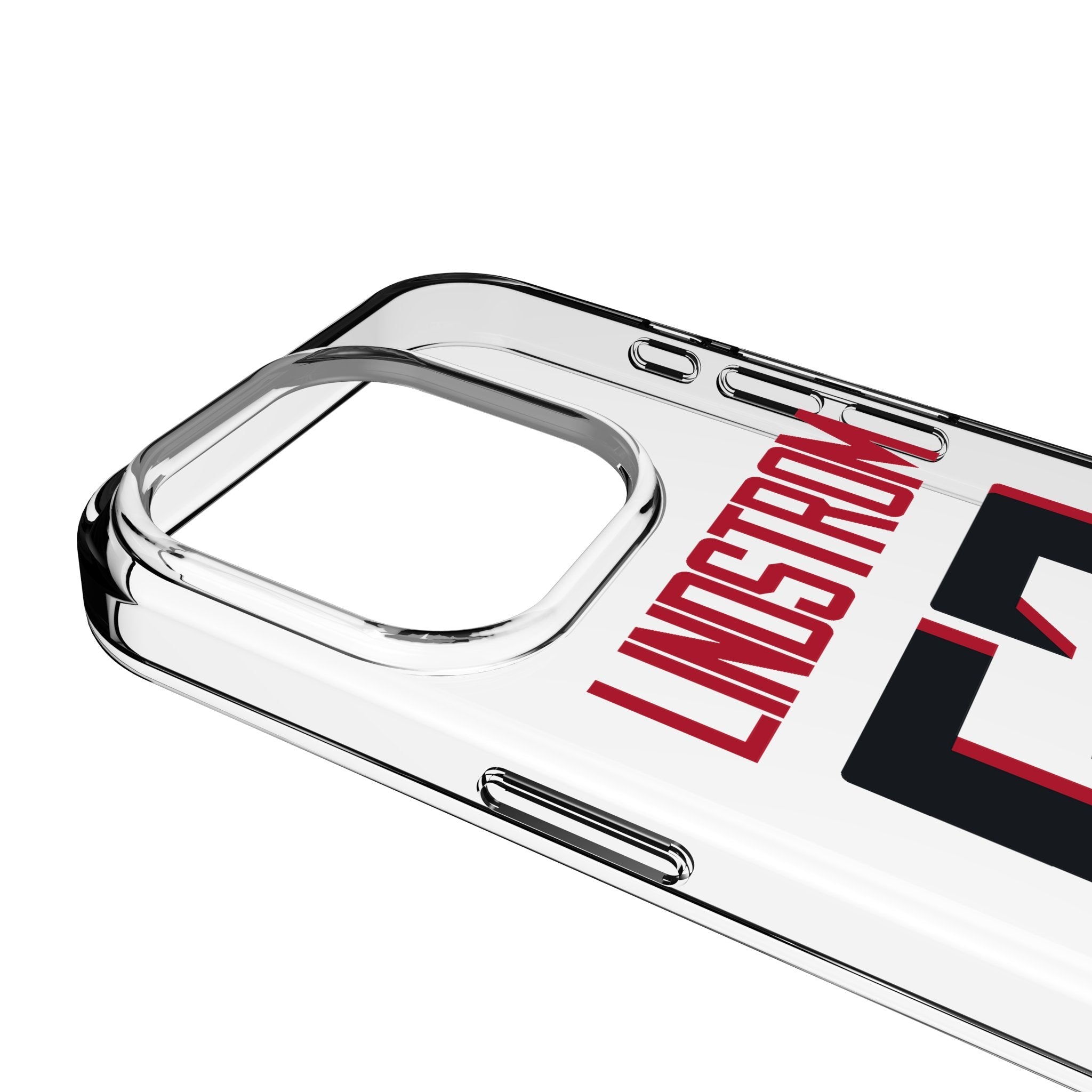 Chris Lindstrom Atlanta Falcons 63 Game Tactic Clear Phone Case for Apple iPhone - Sports Gifts, Sports Memorabilia, Sports Collectibles, Fan Shop