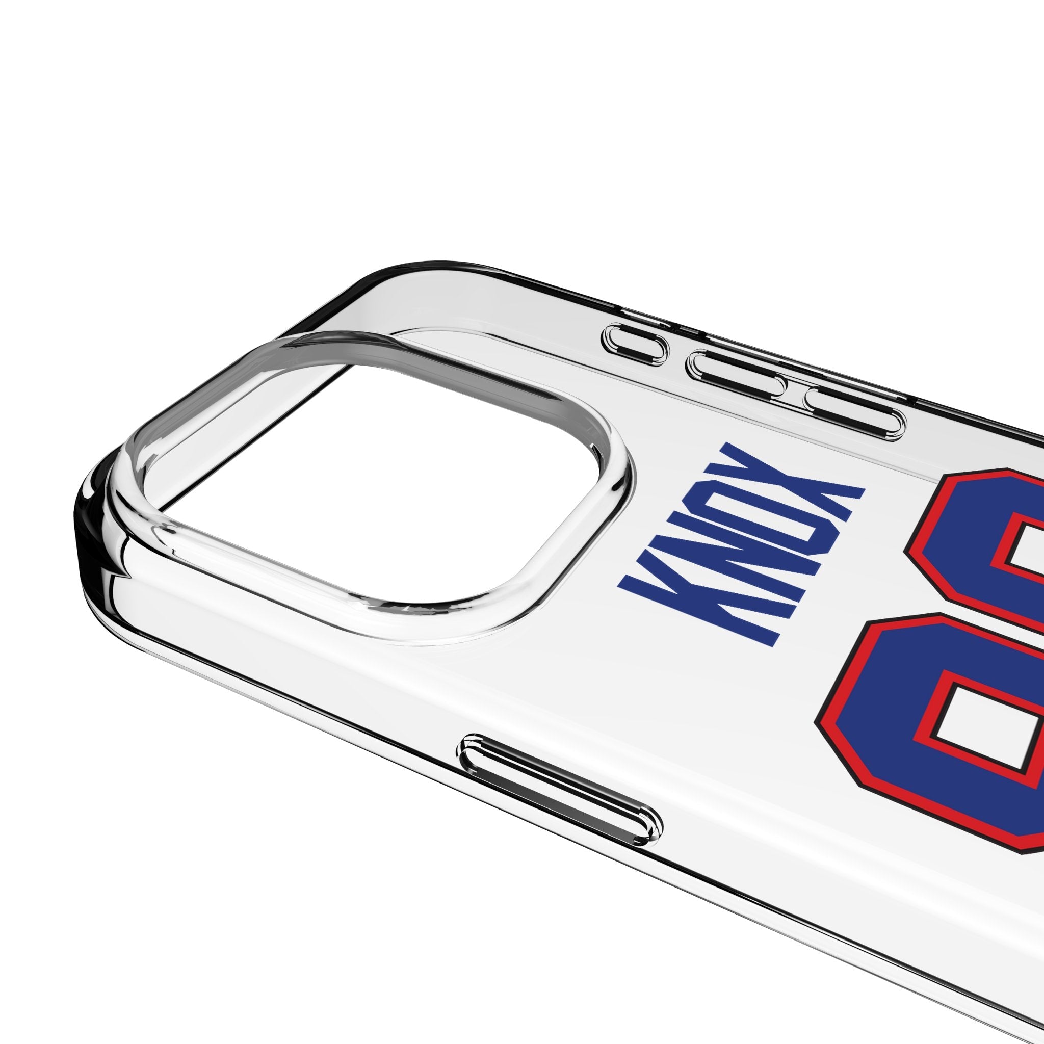 Dawson Knox Buffalo Bills 88 Game Tactic Clear Phone Case for Apple iPhone - Sports Gifts, Sports Memorabilia, Sports Collectibles, Fan Shop