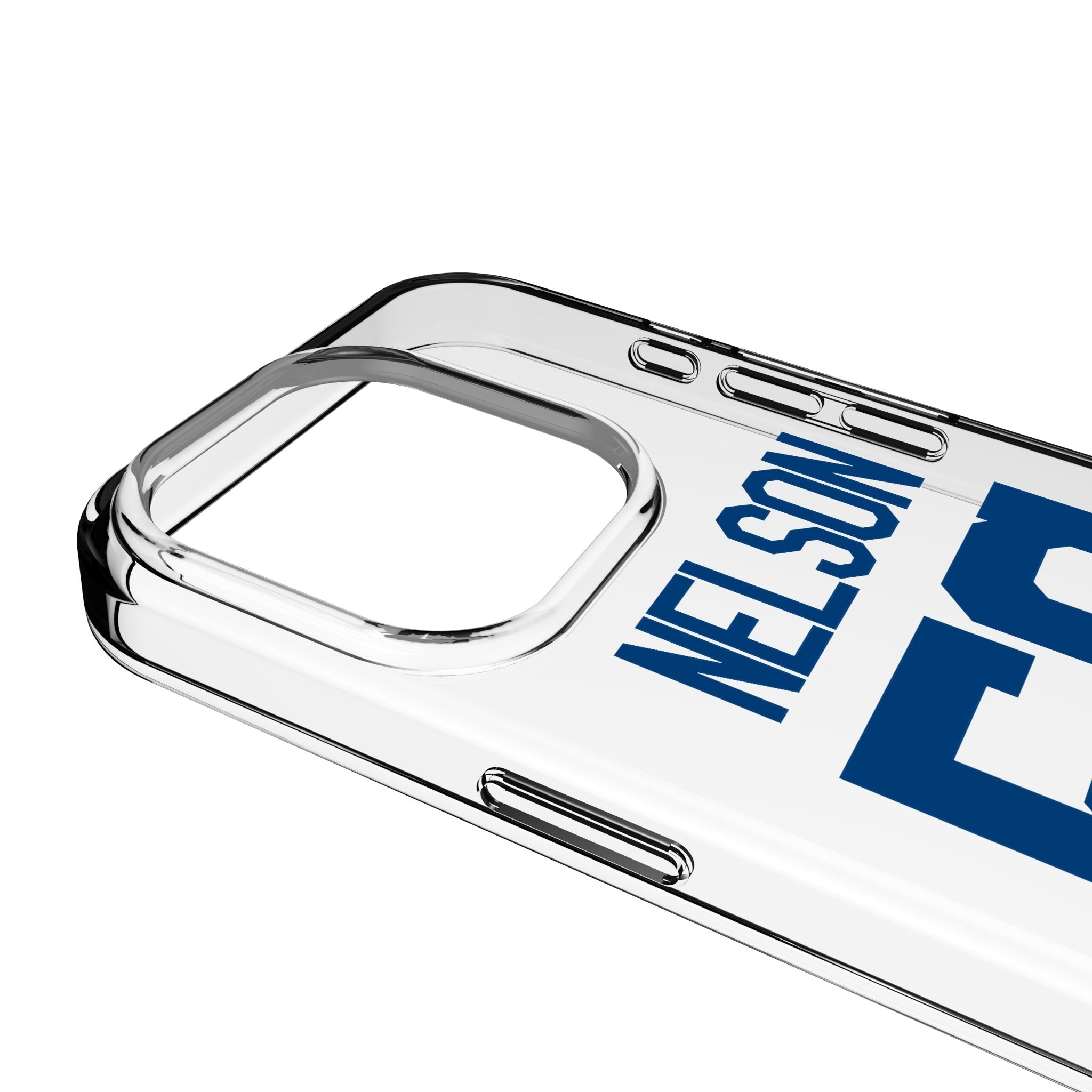 Quenton Nelson Indianapolis Colts 56 Game Tactic Clear Phone Case for Apple iPhone - Sports Gifts, Sports Memorabilia, Sports Collectibles, Fan Shop