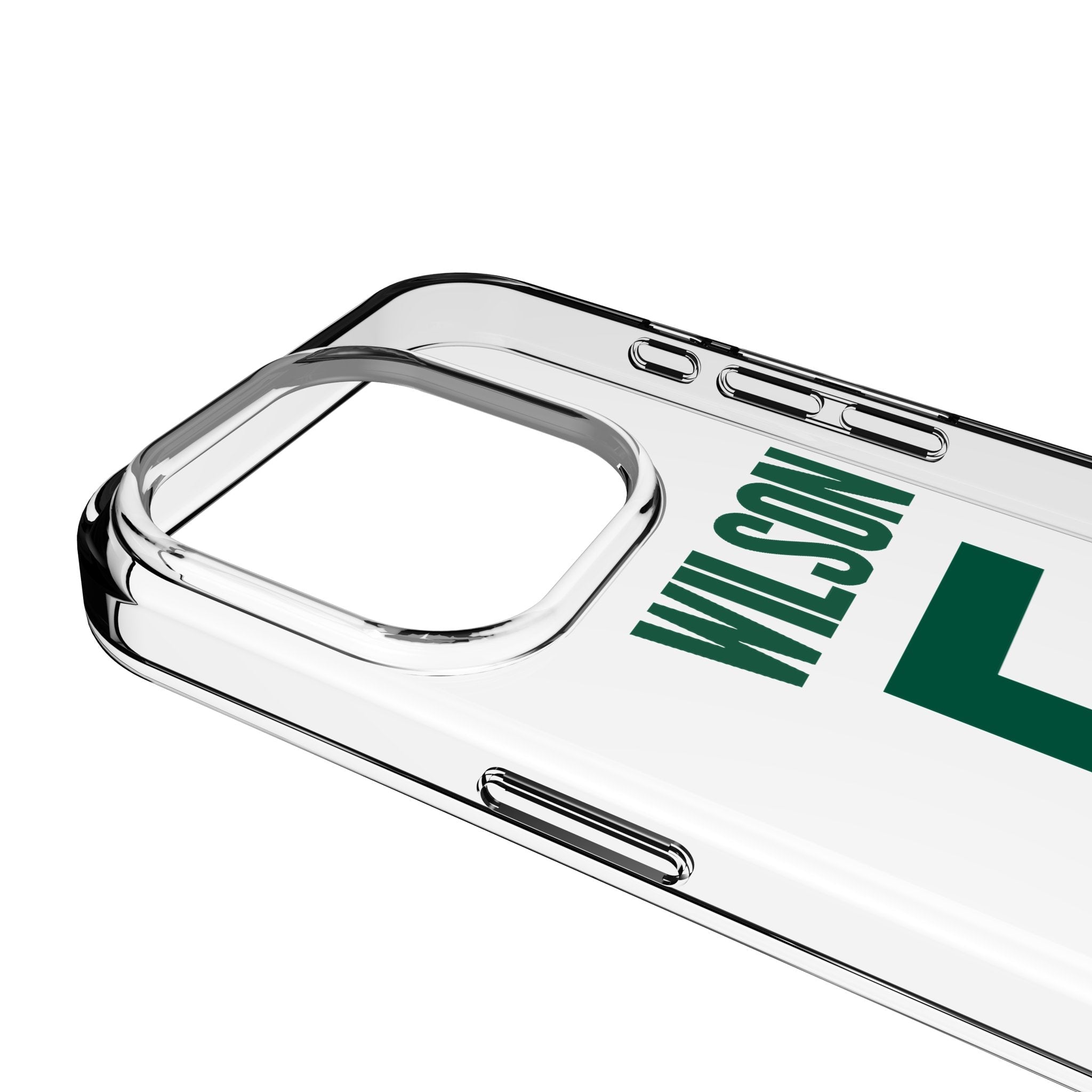 Garrett Wilson New York Jets 5 Game Tactic Clear Phone Case for Apple iPhone - Sports Gifts, Sports Memorabilia, Sports Collectibles, Fan Shop
