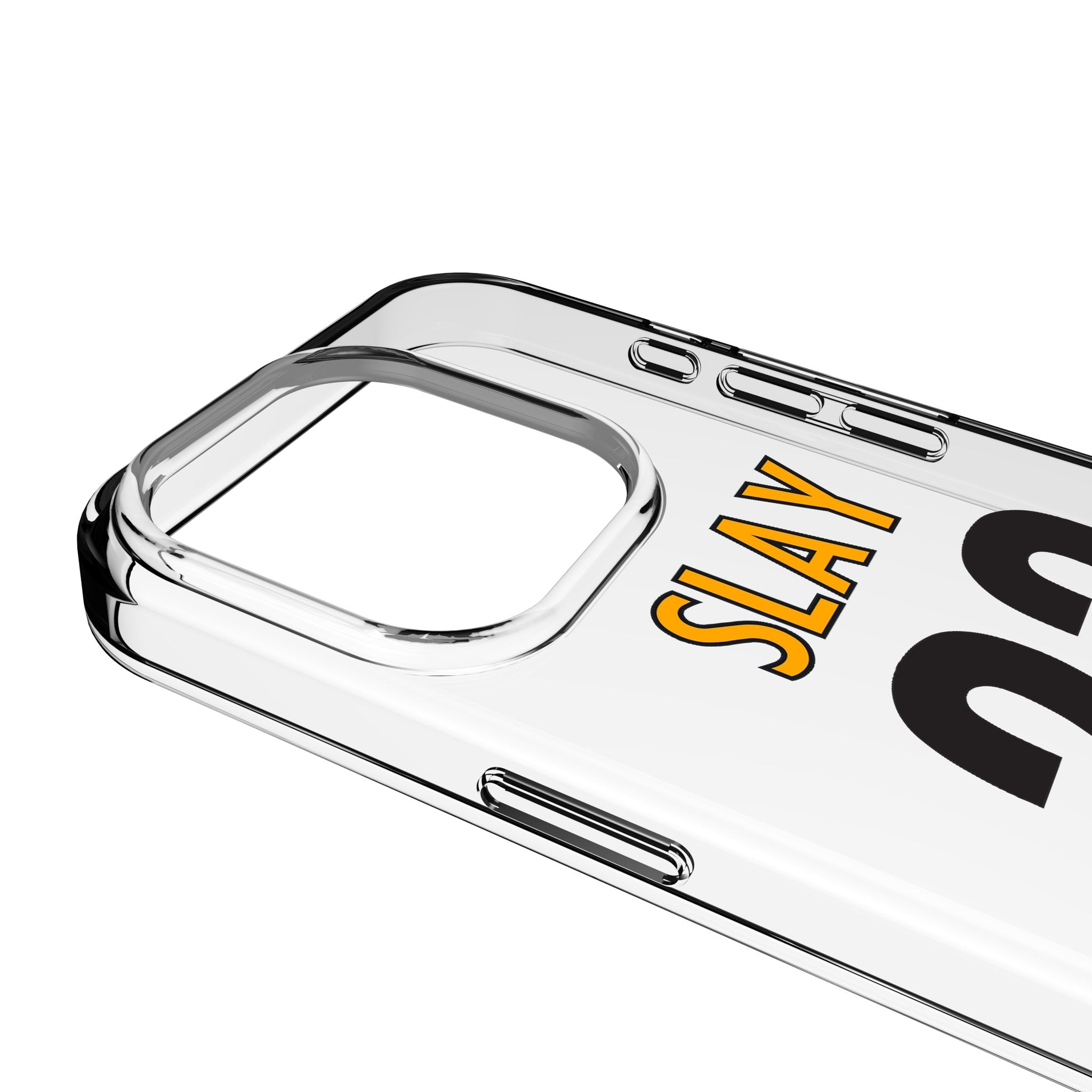 Darius Slay Pittsburgh Steelers 23 Game Tactic Clear Phone Case for Apple iPhone - Sports Gifts, Sports Memorabilia, Sports Collectibles, Fan Shop