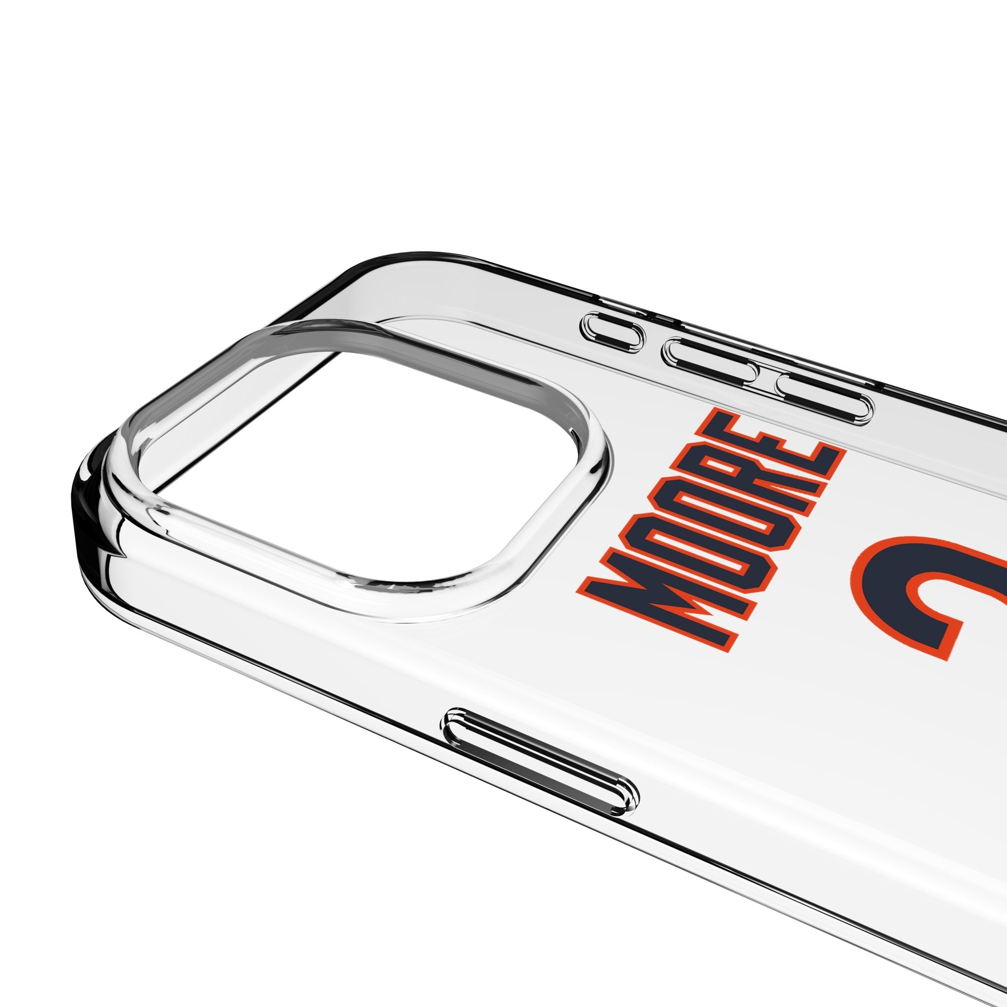 DJ Moore Chicago Bears 2 Game Tactic Clear Phone Case for Apple iPhone - Sports Gifts, Sports Memorabilia, Sports Collectibles, Fan Shop