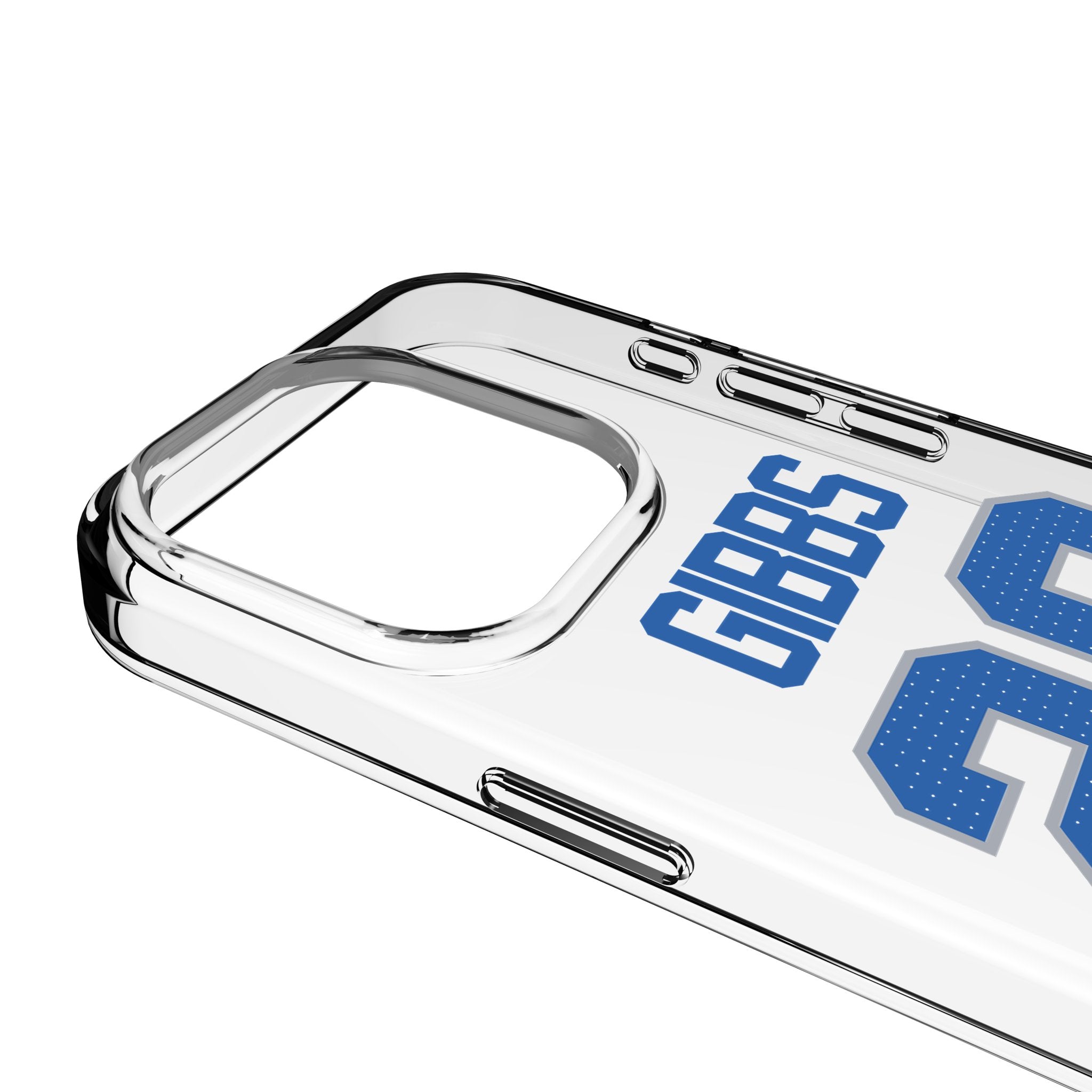 Jahmyr Gibbs Detroit Lions 26 Game Tactic Clear Phone Case for Apple iPhone - Sports Gifts, Sports Memorabilia, Sports Collectibles, Fan Shop
