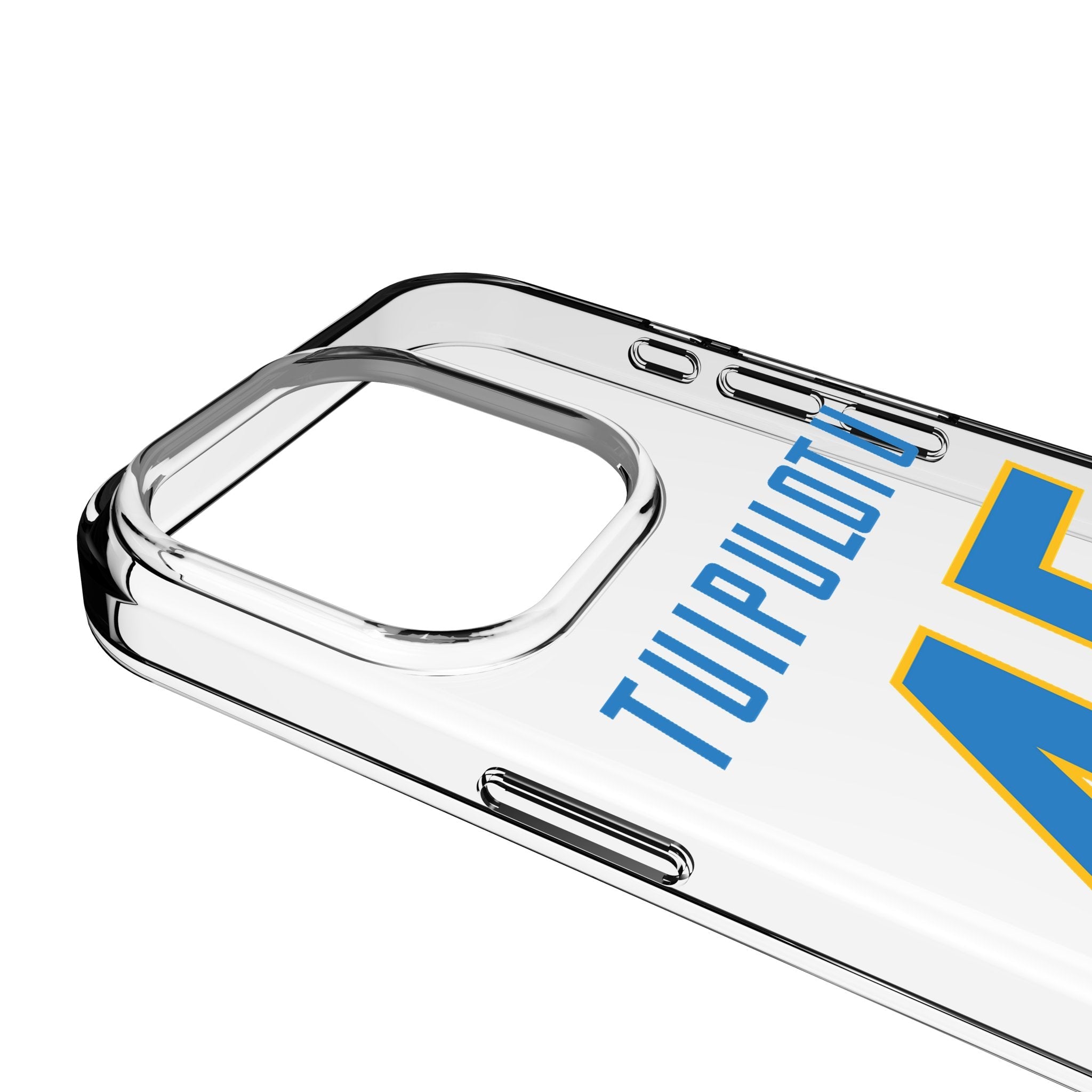 Tuli Tuipulotu Los Angeles Chargers 45 Game Tactic Clear Phone Case for Apple iPhone - Sports Gifts, Sports Memorabilia, Sports Collectibles, Fan Shop