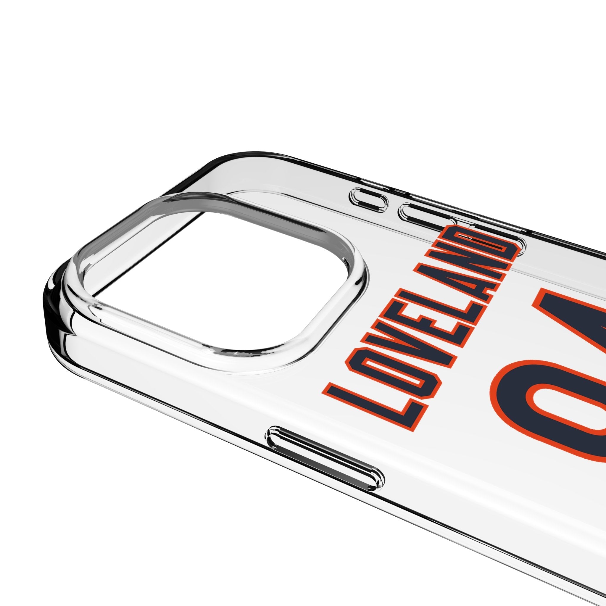 Colston Loveland Chicago Bears 84 Game Tactic Clear Phone Case for Apple iPhone - Sports Gifts, Sports Memorabilia, Sports Collectibles, Fan Shop