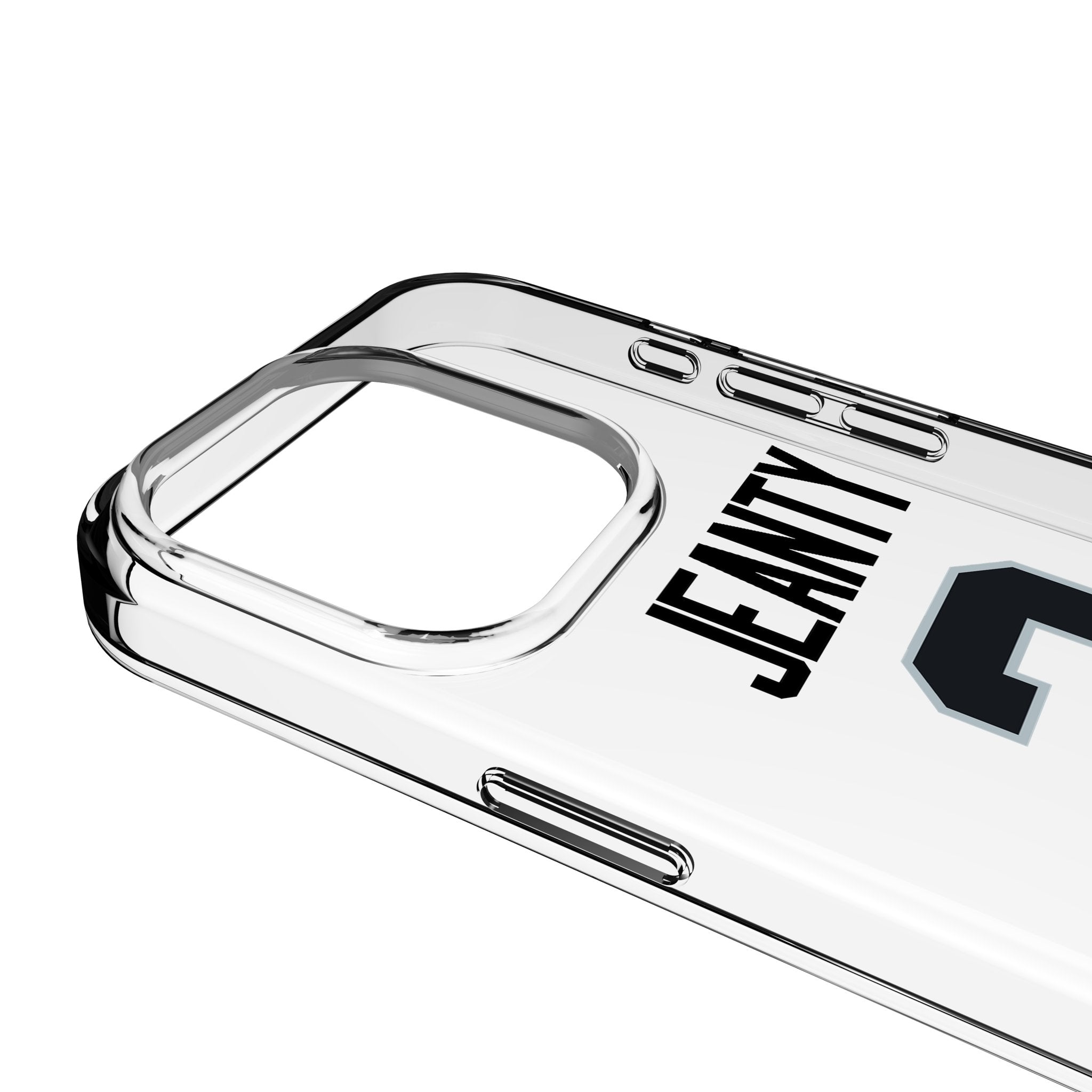 Ashton Jeanty Las Vegas Raiders 2 Game Tactic Clear Phone Case for Apple iPhone - Sports Gifts, Sports Memorabilia, Sports Collectibles, Fan Shop