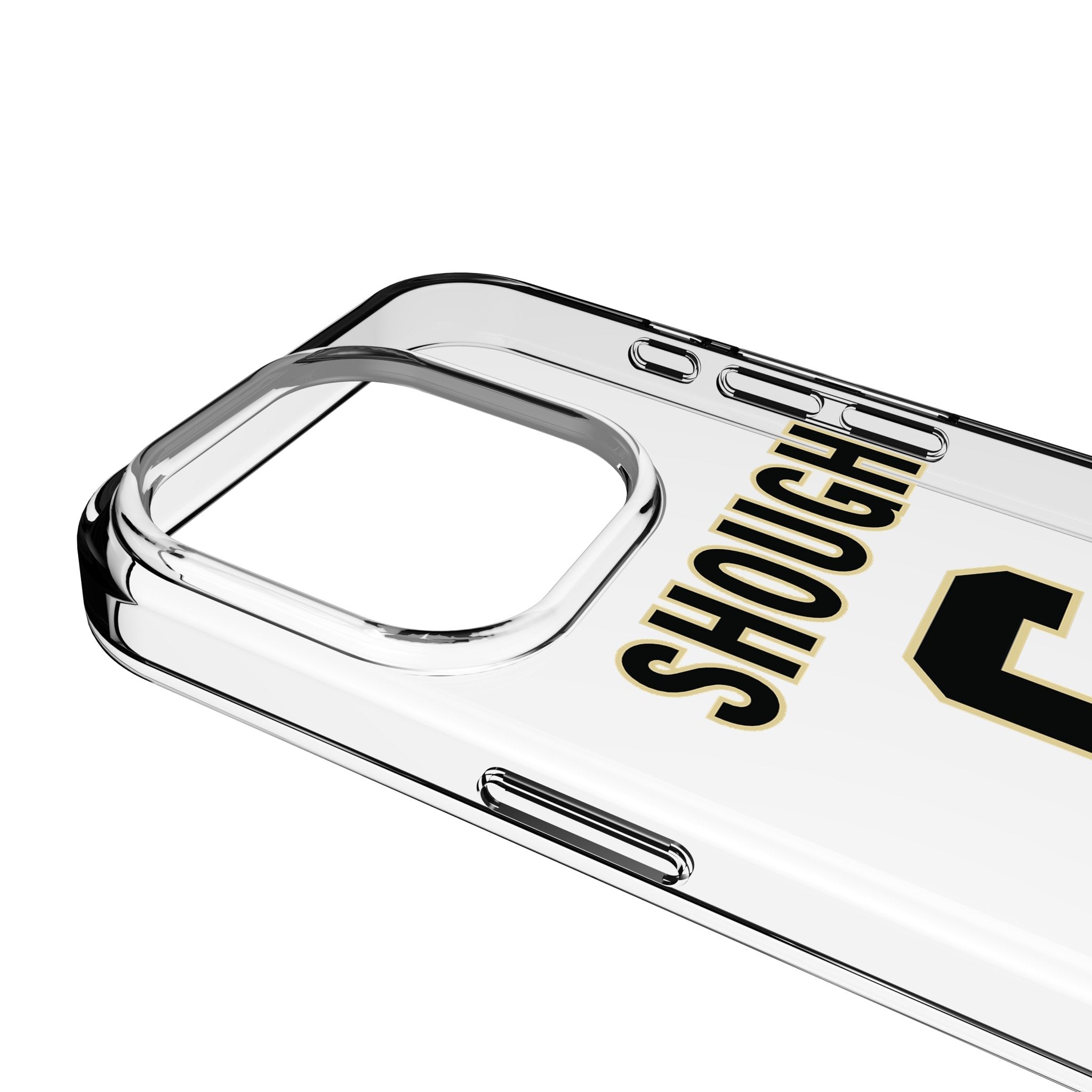 Tyler Shough New Orleans Saints 6 Game Tactic Clear Phone Case for Apple iPhone - Sports Gifts, Sports Memorabilia, Sports Collectibles, Fan Shop