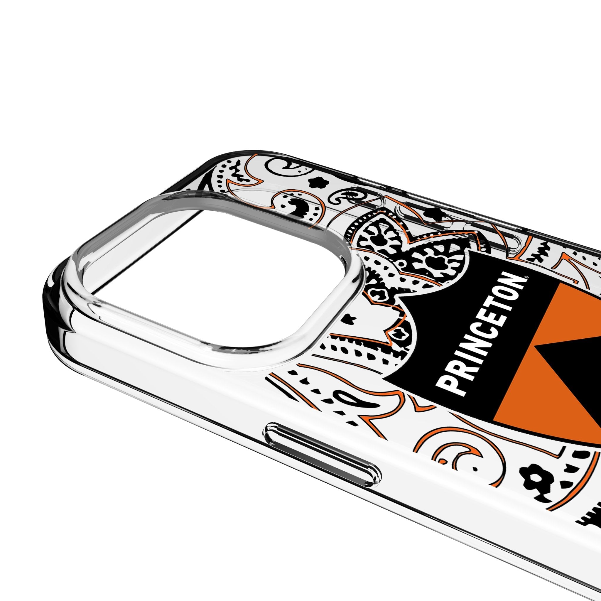 Princeton Tigers Paisley Clear Phone Case for Apple iPhone - Sports Gifts, Sports Memorabilia, Sports Collectibles, Fan Shop
