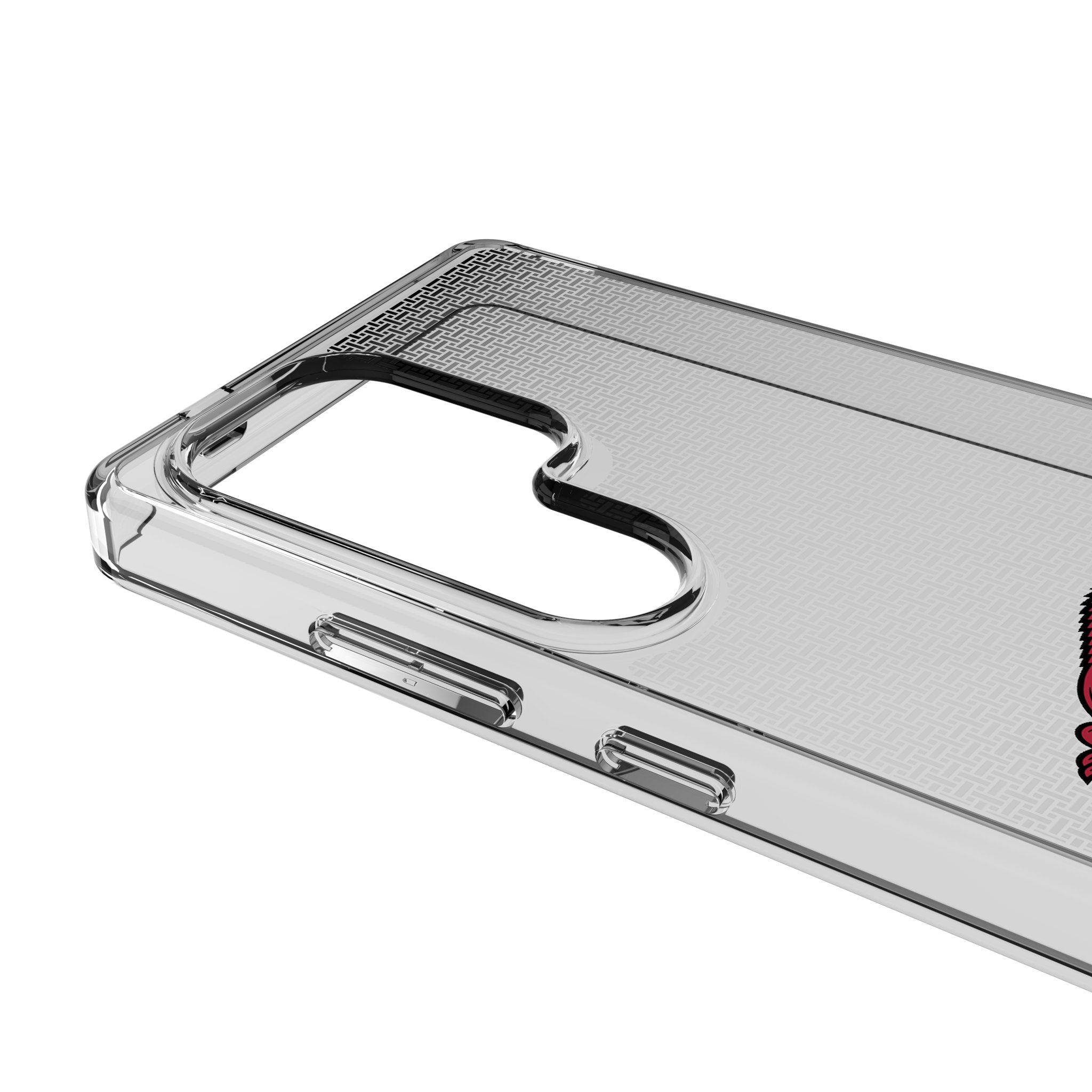 University of Arkansas Fayetteville Razorbacks Linen Clear Phone Case for Samsung Galaxy - Sports Gifts, Sports Memorabilia, Sports Collectibles, Fan Shop