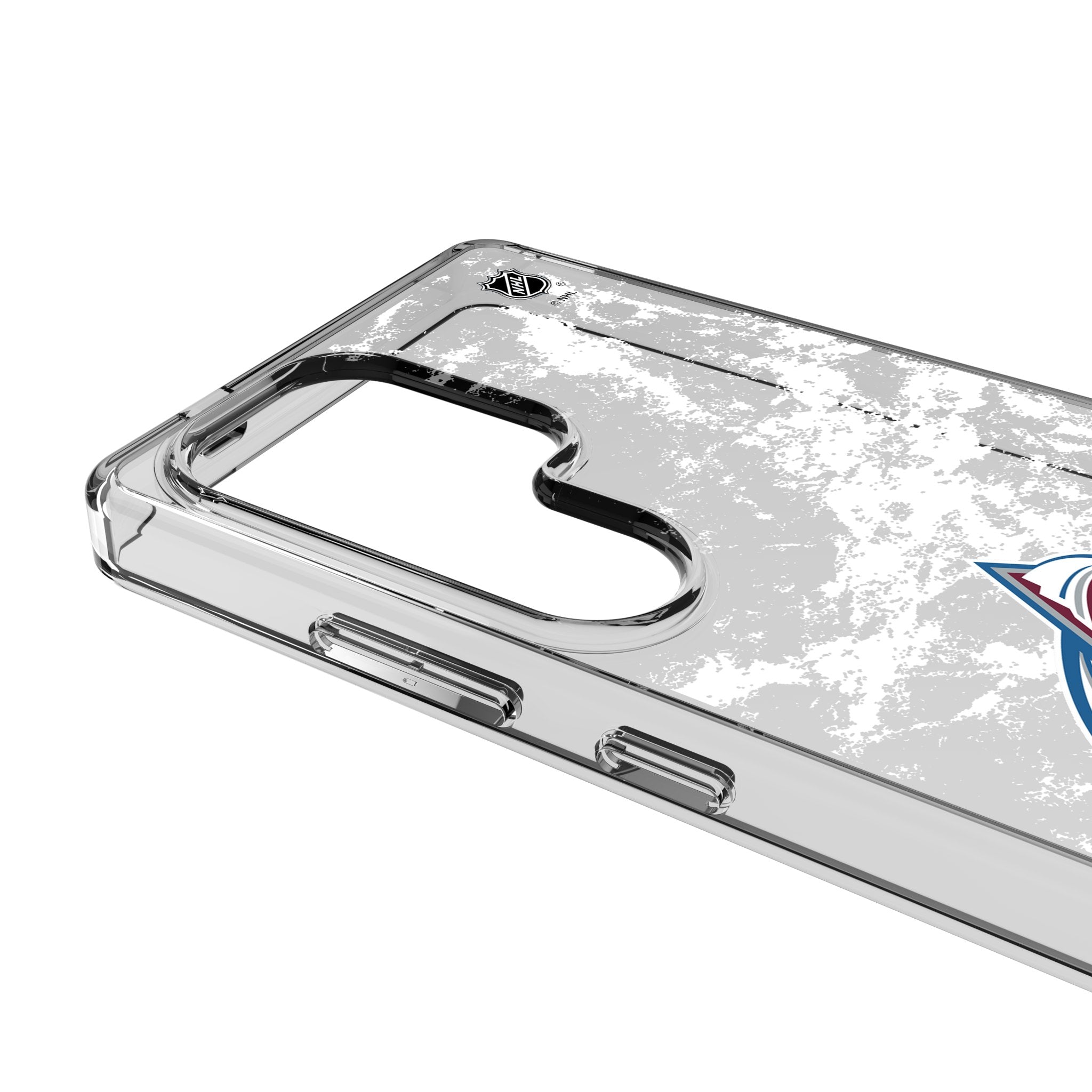 Colorado Avalanche Ice Stripe Clear Phone Case for Samsung Galaxy - Sports Gifts, Sports Memorabilia, Sports Collectibles, Fan Shop