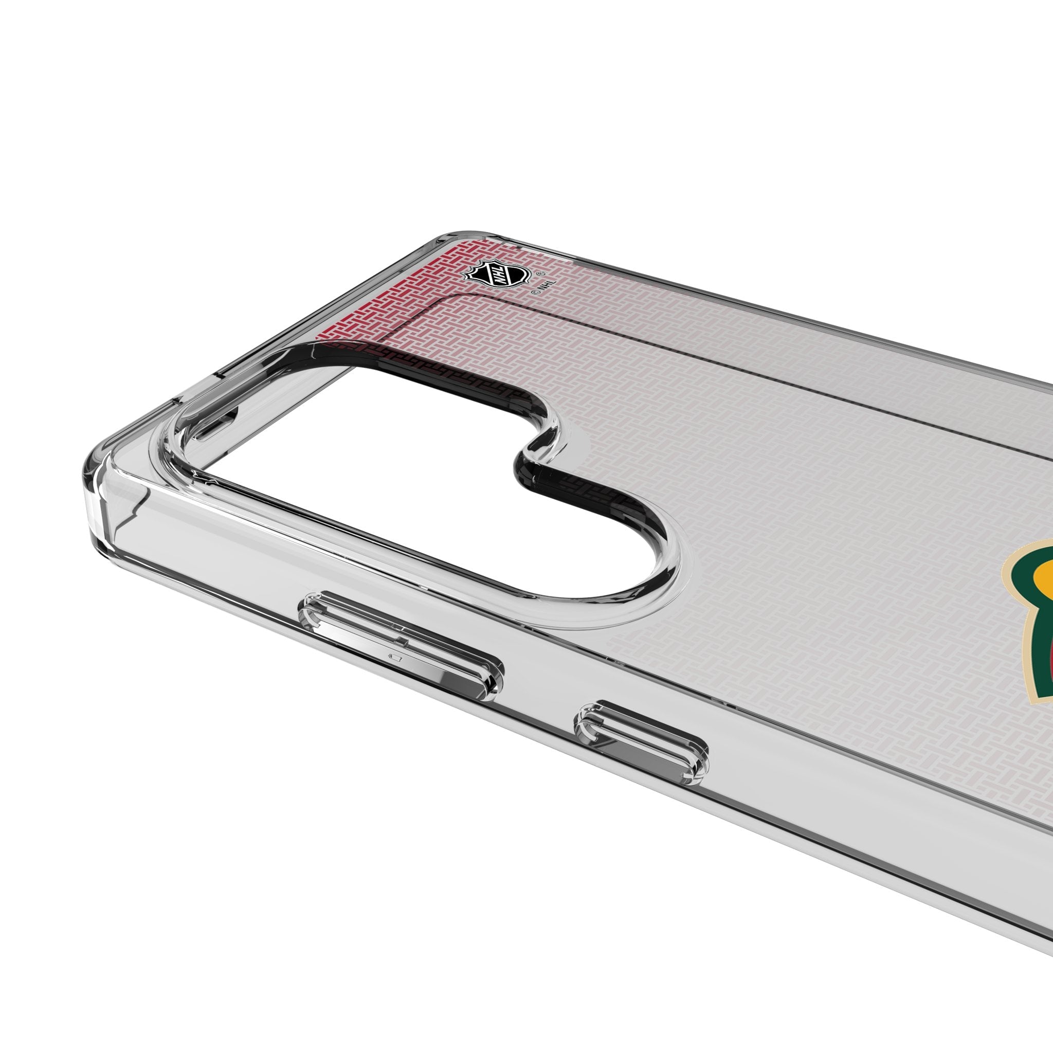 Minnesota Wild Linen Clear Phone Case for Samsung Galaxy - Sports Gifts, Sports Memorabilia, Sports Collectibles, Fan Shop