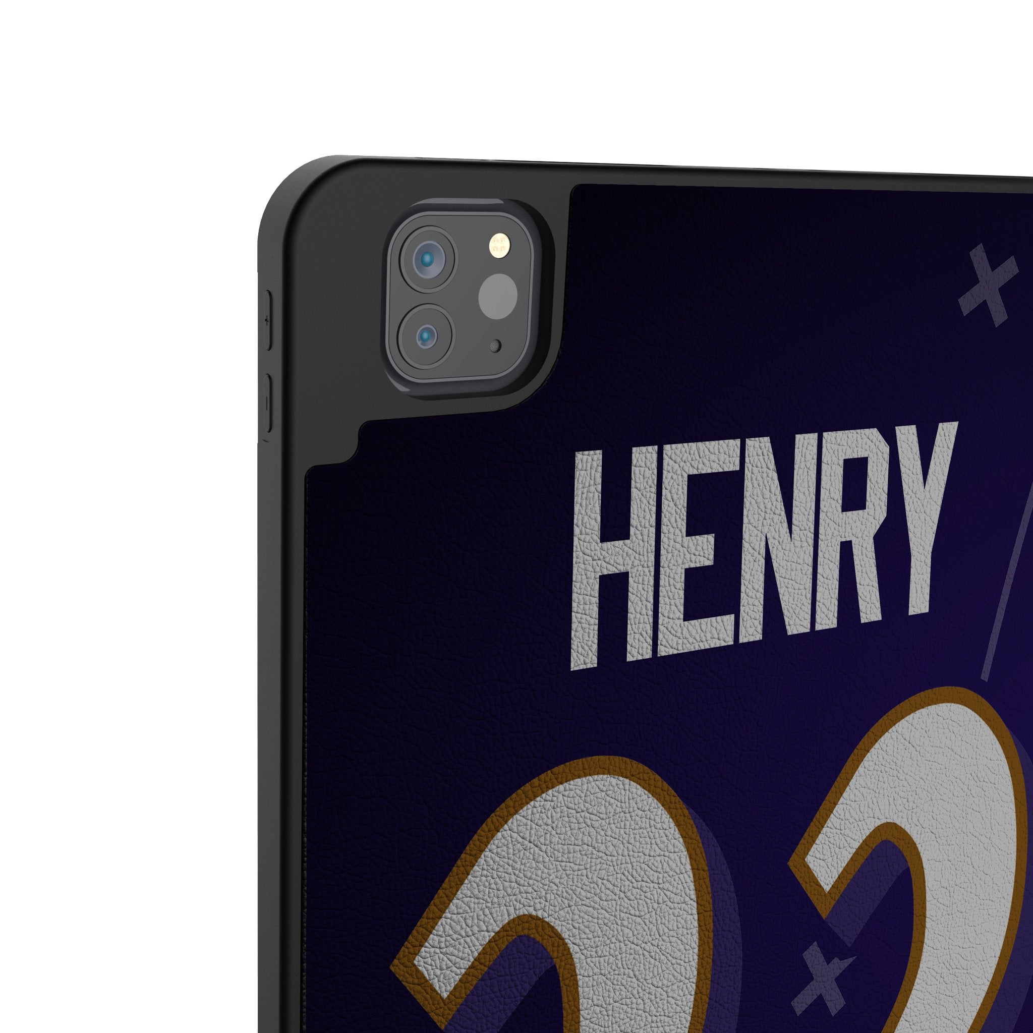 Derrick Henry Baltimore Ravens 22 Ready Tablet Case for Apple iPad - Sports Gifts, Sports Memorabilia, Sports Collectibles, Fan Shop