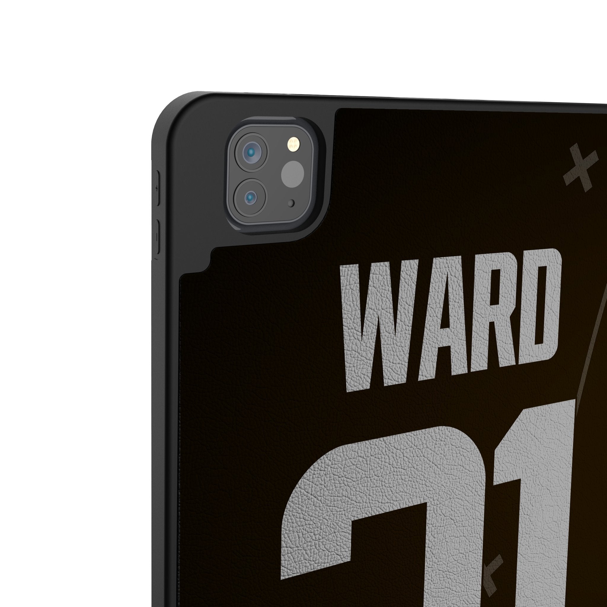 Denzel Ward Cleveland Browns 21 Ready Tablet Case for Apple iPad - Sports Gifts, Sports Memorabilia, Sports Collectibles, Fan Shop