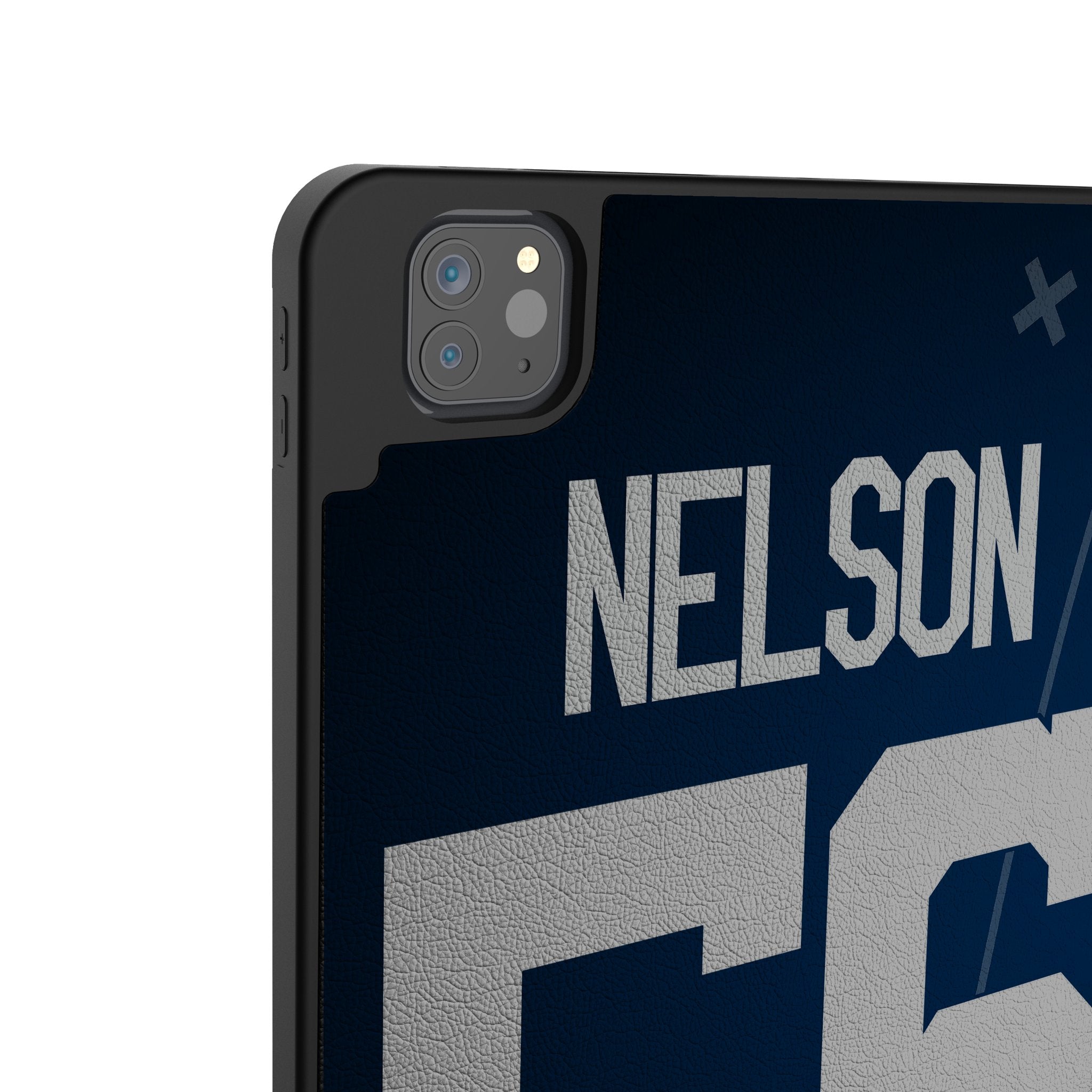 Quenton Nelson Indianapolis Colts 56 Ready Tablet Case for Apple iPad - Sports Gifts, Sports Memorabilia, Sports Collectibles, Fan Shop