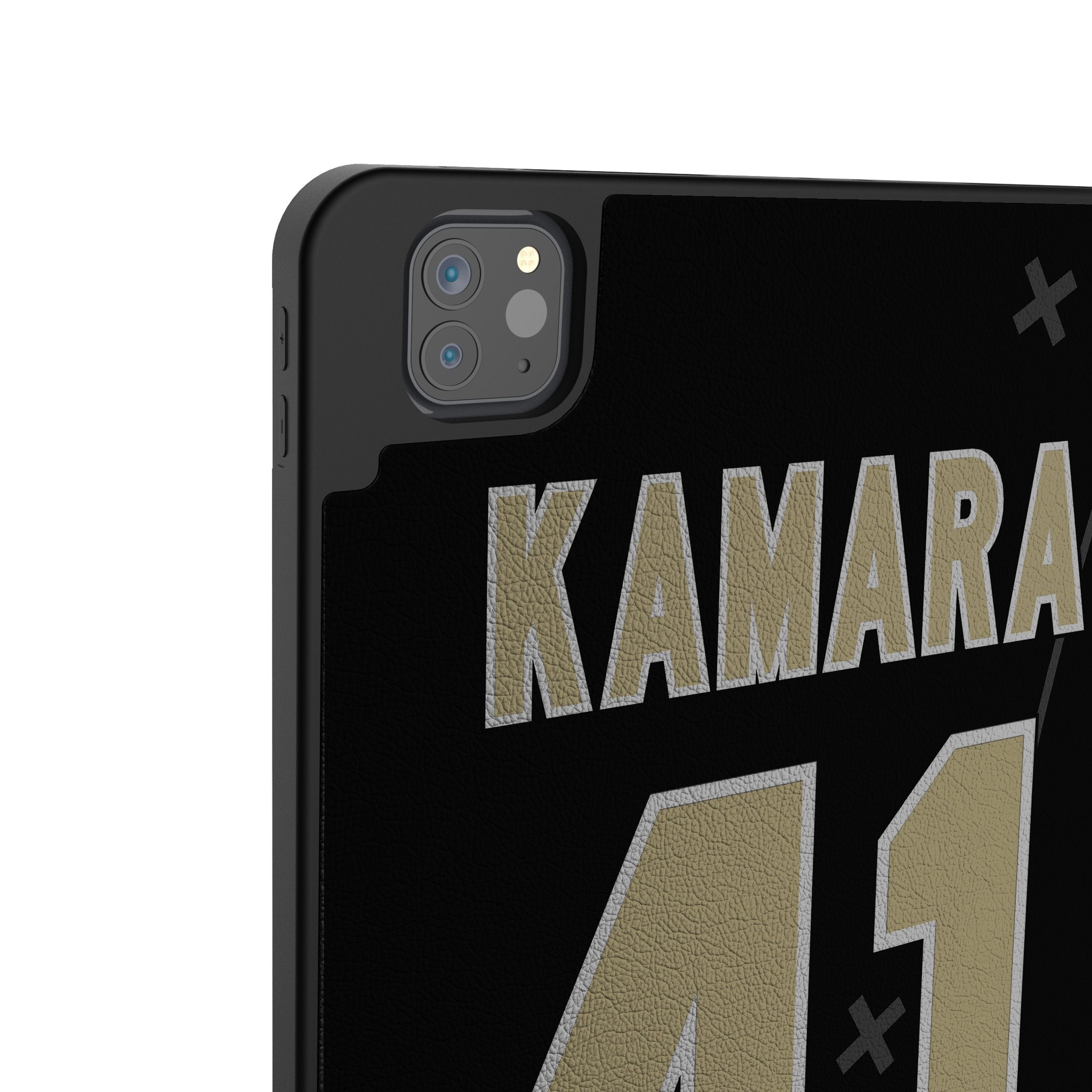 Alvin Kamara New Orleans Saints 41 Ready Tablet Case for Apple iPad - Sports Gifts, Sports Memorabilia, Sports Collectibles, Fan Shop