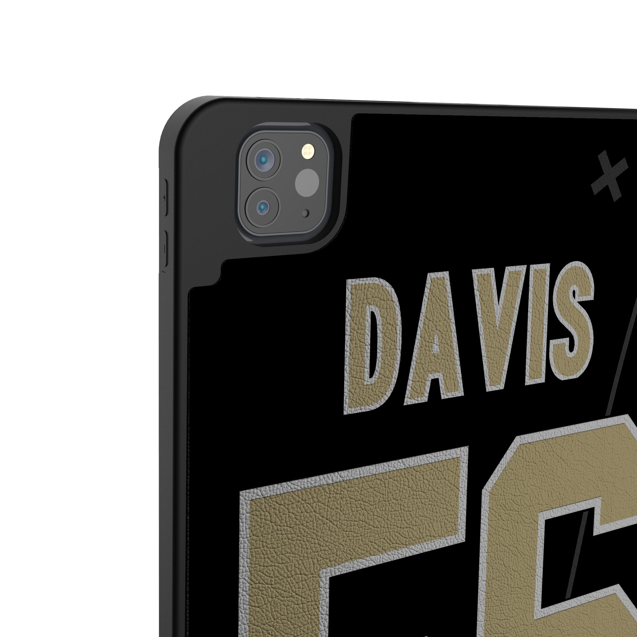 Demario Davis New Orleans Saints 56 Ready Tablet Case for Apple iPad - Sports Gifts, Sports Memorabilia, Sports Collectibles, Fan Shop