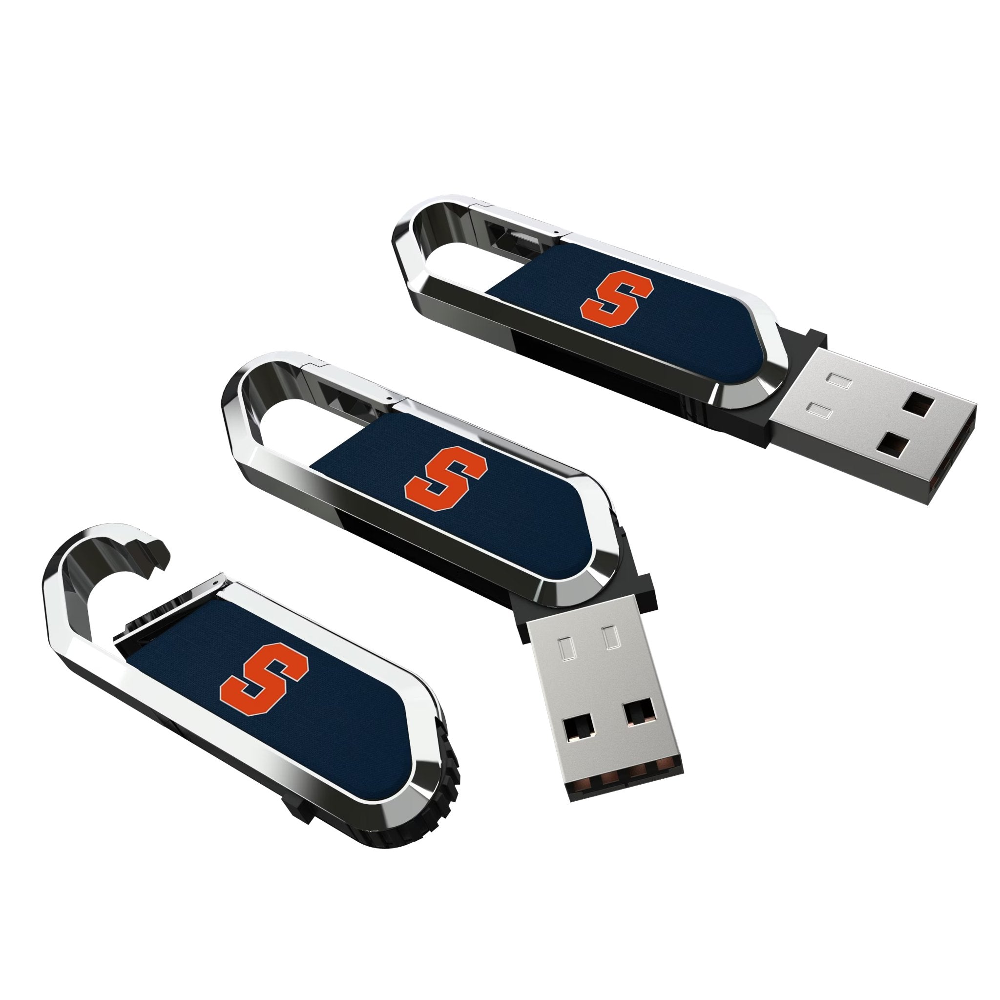 Syracuse University Orange Solid USB 32GB Clip Style Flash Drive - Sports Gifts, Sports Memorabilia, Sports Collectibles, Fan Shop