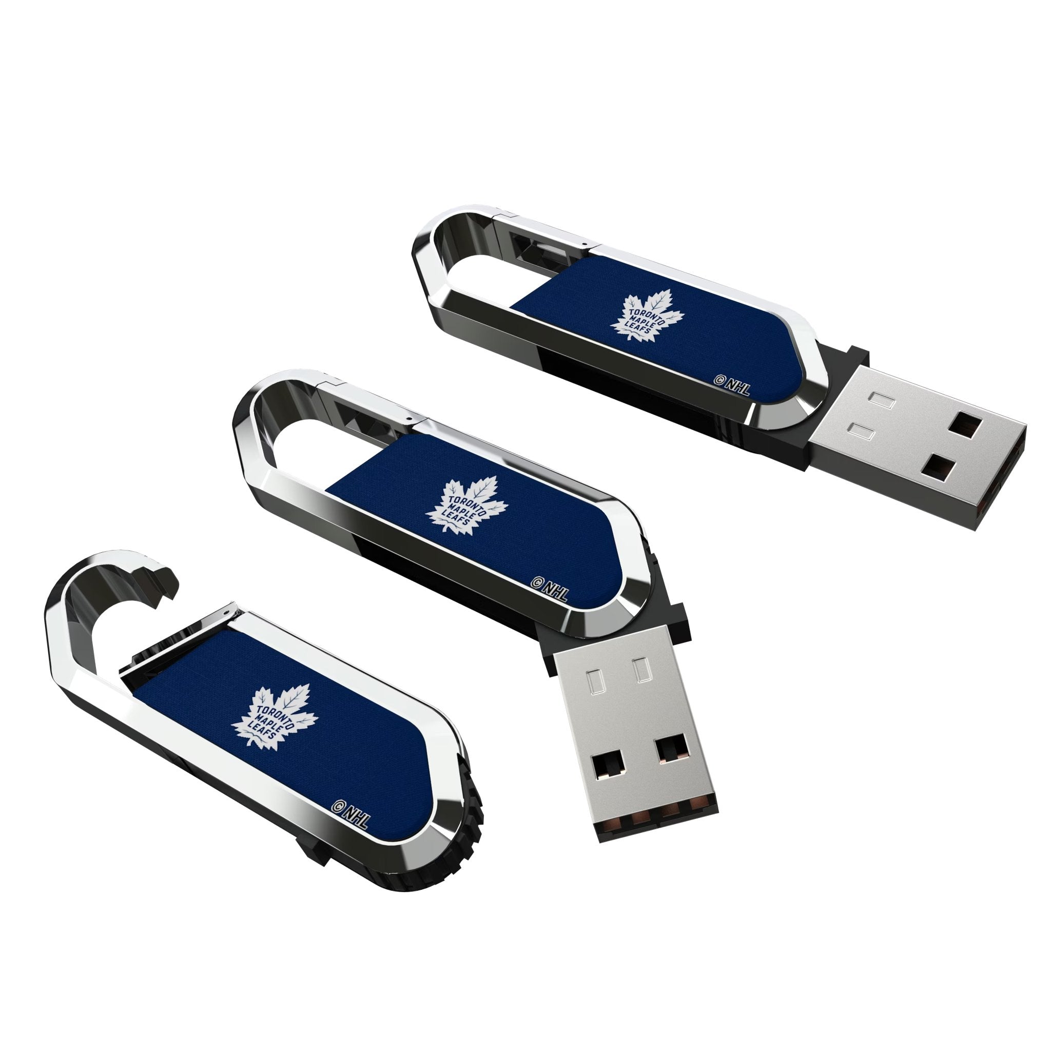 Toronto Maple Leafs Solid USB 32GB Clip Style Flash Drive - Sports Gifts, Sports Memorabilia, Sports Collectibles, Fan Shop