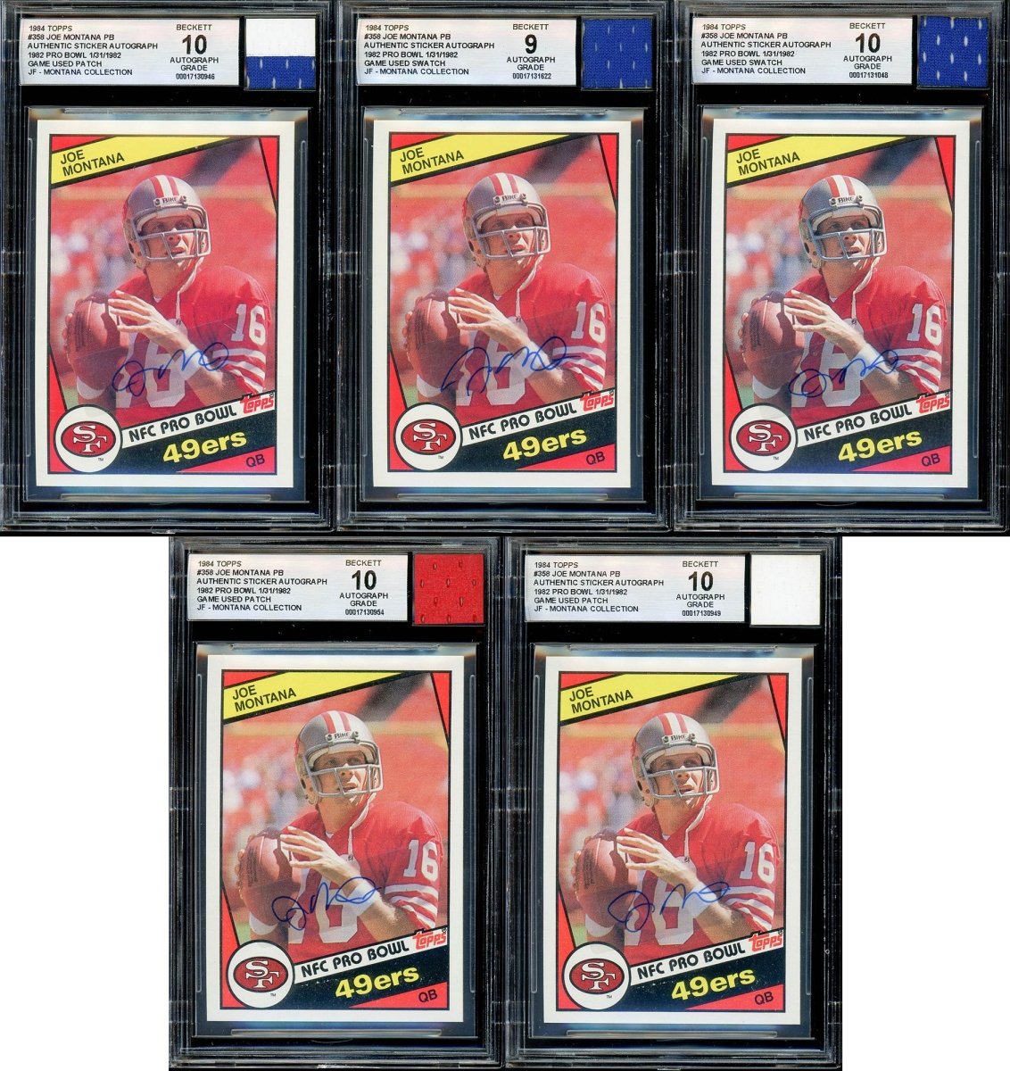 “Montana Collection" – BGS/BAS Graded Cards & Autographs of Joe Montana – (1) Card Per Box - Sports Gifts, Sports Memorabilia, Sports Collectibles, Fan Shop