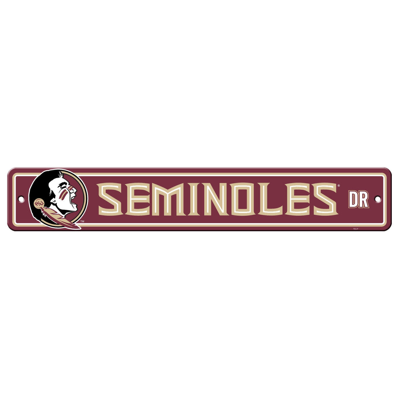 Florida State Seminoles Sign 4x24 Plastic Street Style CO - Sports Collectibles, Sports Memorabilia, Sports Fan Shop, Sports Gifts