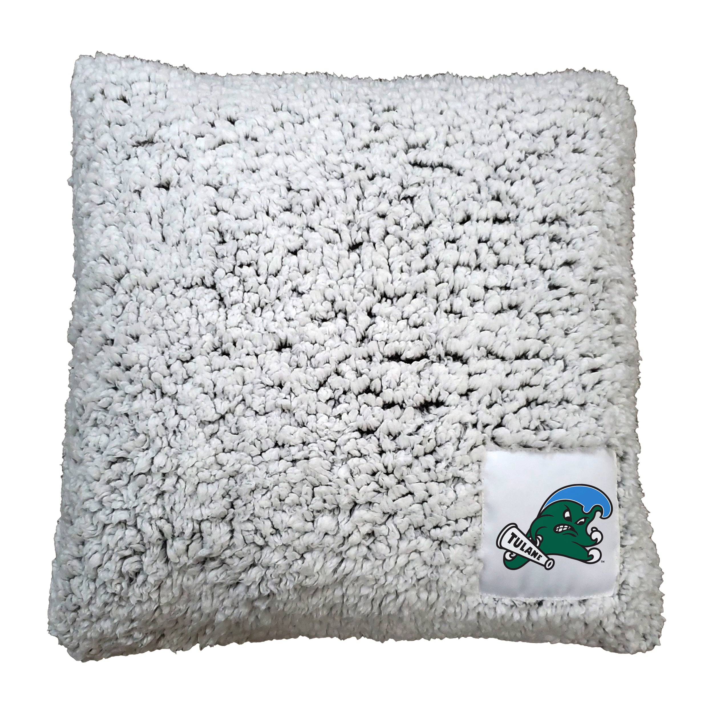 Tulane Frosty Throw Pillow