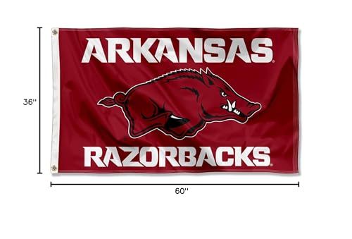 College Flags & Banners Co. Arkansas New Logo Flag - Sports Collectibles, Sports Memorabilia, Sports Fan Shop, Sports Gifts