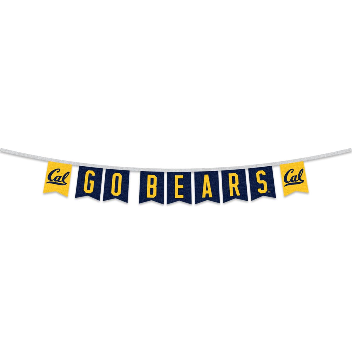 Cal Berkeley Golden Bears Banner String Pennant Flags - Sports Collectibles, Sports Memorabilia, Sports Fan Shop, Sports Gifts