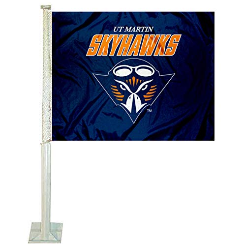 College Flags & Banners Co. Tennessee Martin Skyhawks Car Flag - Sports Collectibles, Sports Memorabilia, Sports Fan Shop, Sports Gifts