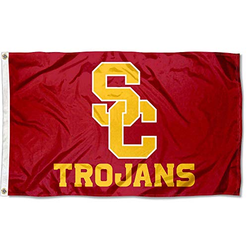 USC Trojans New SC Flag and USA 3x5 Flag Set - Sports Collectibles, Sports Memorabilia, Sports Fan Shop, Sports Gifts
