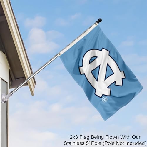 College Flags & Banners Co. UNC Tar Heels Small 2x3 Foot Flag - Sports Collectibles, Sports Memorabilia, Sports Fan Shop, Sports Gifts