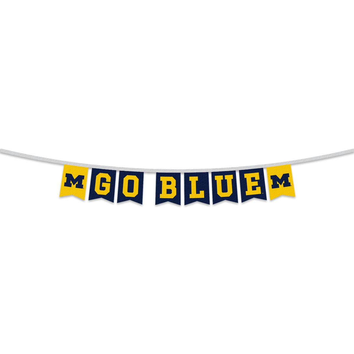 Michigan Team University Wolverines Banner String Pennant Flags - Sports Collectibles, Sports Memorabilia, Sports Fan Shop, Sports Gifts