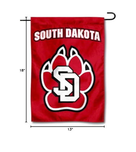 South Dakota Coyotes Garden Flag and Yard Banner - Sports Collectibles, Sports Memorabilia, Sports Fan Shop, Sports Gifts