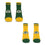For Bare Feet NFL GREEN BAY PACKERS Front and Center 2 Pack Team Colors Large - Sports Gifts, Sports Memorabilia, Sports Collectibles, Fan Shop