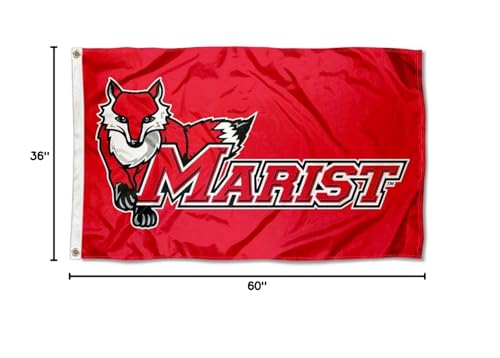 College Flags & Banners Co. Marist Red Foxes Flag and USA 3x5 Flag Set - Sports Collectibles, Sports Memorabilia, Sports Fan Shop, Sports Gifts