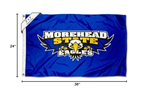 College Flags & Banners Co. Morehead State Eagles 2x3 Foot Flag - Sports Collectibles, Sports Memorabilia, Sports Fan Shop, Sports Gifts