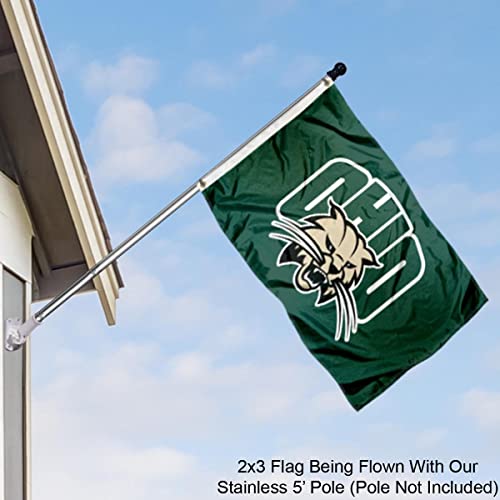College Flags & Banners Co. Ohio Bobcats 2x3 Foot Flag - Sports Collectibles, Sports Memorabilia, Sports Fan Shop, Sports Gifts