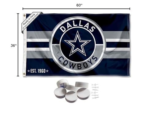 Dallas Cowboys Patch Button Banner and Tapestry Wall Tack Pads - Sports Collectibles, Sports Memorabilia, Sports Fan Shop, Sports Gifts