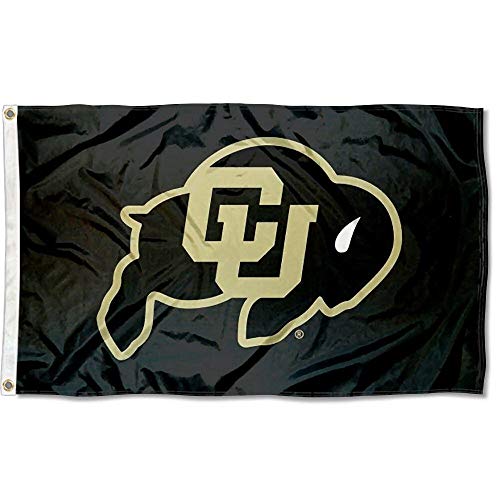College Flags & Banners Co. University of Colorado Flag and USA 3x5 Set - Sports Collectibles, Sports Memorabilia, Sports Fan Shop, Sports Gifts