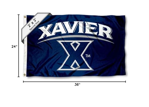 College Flags & Banners Co. Xavier Musketeers 2x3 Foot Flag - Sports Collectibles, Sports Memorabilia, Sports Fan Shop, Sports Gifts