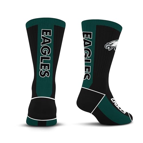 For Bare Feet NFL PHILADELPHIA EAGLES MVP Crew Sock Team Color Youth - Sports Gifts, Sports Memorabilia, Sports Collectibles, Fan Shop