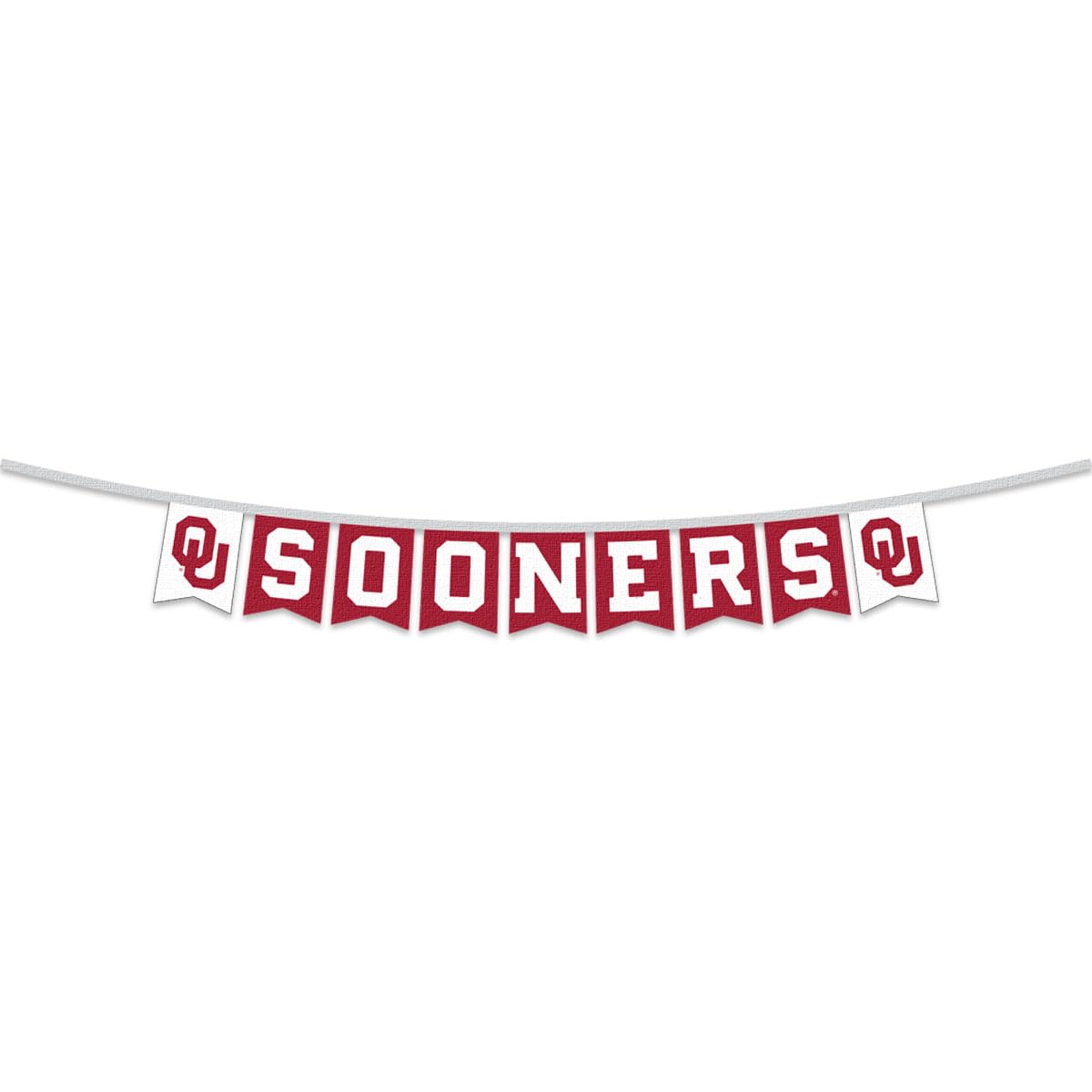 Oklahoma Sooners Banner String Pennant Flags - Sports Collectibles, Sports Memorabilia, Sports Fan Shop, Sports Gifts