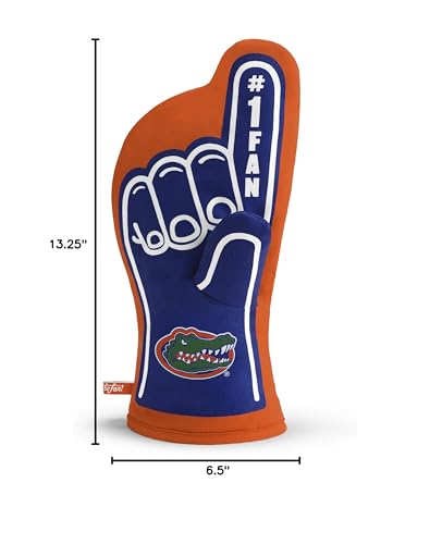 YouTheFan NCAA Florida Gators #1 Oven Mitt 13.25" x 6.5" - Sports Collectibles, Sports Memorabilia, Sports Fan Shop, Sports Gifts