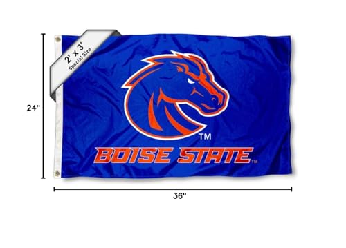 College Flags & Banners Co. Boise State Broncos 2x3 Foot Flag - Sports Collectibles, Sports Memorabilia, Sports Fan Shop, Sports Gifts