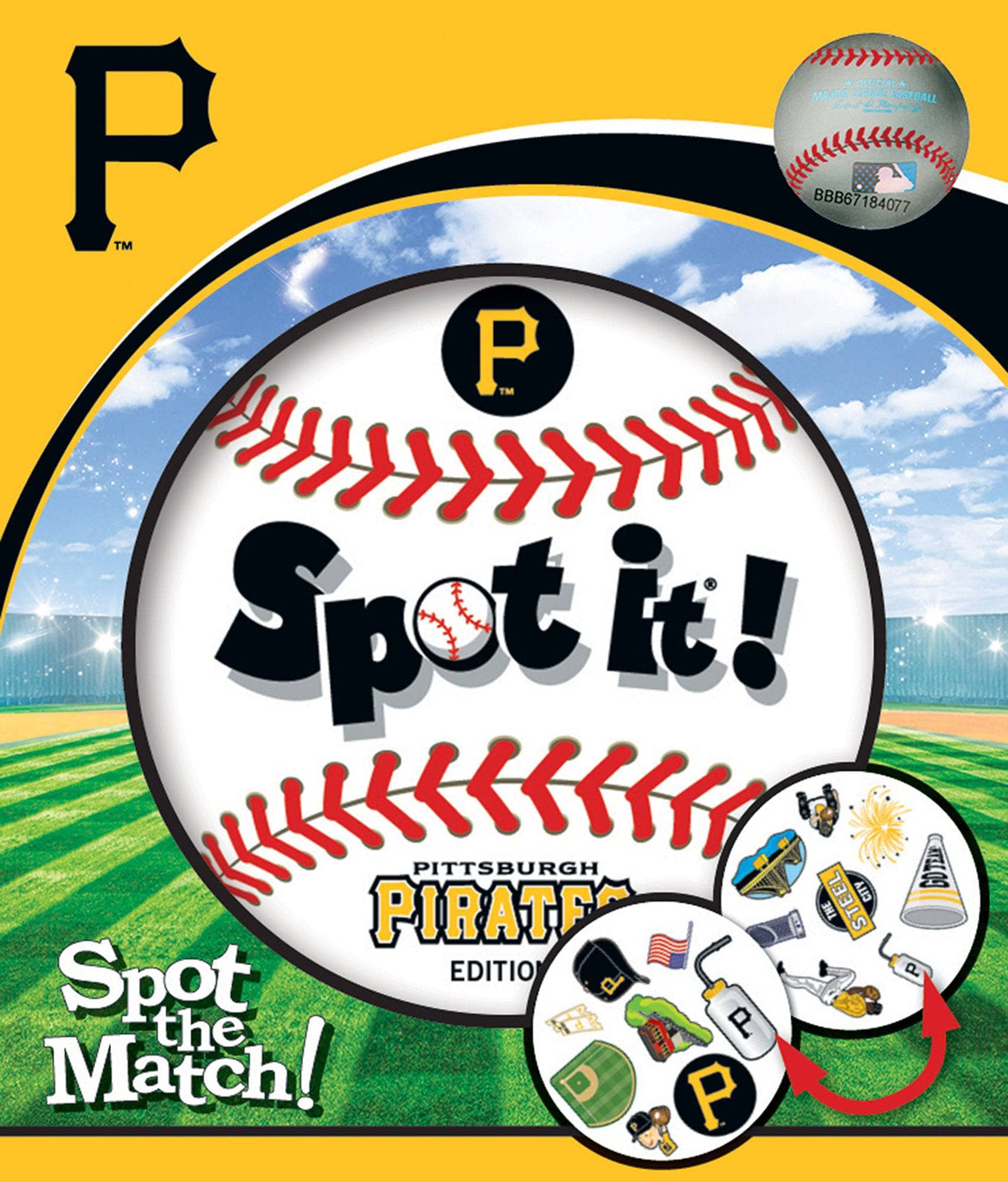 Pittsburgh Pirates Spot It! Card Game - Sports Gifts, Sports Memorabilia, Sports Collectibles, Fan Shop