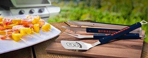 YouTheFan 9028680 NCAA Syracuse Orange Spirit Series 3-Piece BBQ Set, 22" x 9", Team Colors - Sports Collectibles, Sports Memorabilia, Sports Fan Shop, Sports Gifts