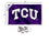 College Flags & Banners Co. Texas Christian Horned Frogs TCU Logo Banner and Tapestry Wall Tack Pads - Sports Collectibles, Sports Memorabilia, Sports Fan Shop, Sports Gifts