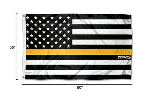 Sports Flags Pennants Company Dispatch Thin Line Flag 3x5 Foot Banner - Sports Collectibles, Sports Memorabilia, Sports Fan Shop, Sports Gifts